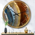 thumbnail image 2 of DesignArt Mineral Slice XV Large Wall Clock, 2 of 2