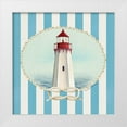 thumbnail image 1 of Murray, Danielle 15x15 White Modern Wood Framed Museum Art Print Titled - Nautical and Nice Lighthouse, 1 of 4