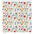 thumbnail image 3 of Ambesonne Shabby Flora Shower Curtain, Soft Colored Floret, 69"Wx75"L, Multicolor, 3 of 3