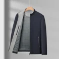 thumbnail image 3 of Ropa Chaqueta de hombre con cuello alto de seda de leche 2024 Otoño Chaqueta ligera de negocios Nuevos productos, 3 of 4