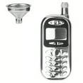 thumbnail image 2 of Flacon à Whisky en Forme de Téléphone en Acier Inoxydable, Élégant Contenant Portable pour Liqueur, Élégant Récipient à Alcool en Acier Inoxydable 304 avec Design Unique pour Hommes et Femmes, 2 of 6