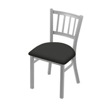 Holland Bar Stool  18 in. 610 Contessa Chair with Anodized Nickel Finish & Canter Iron Seat