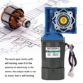 thumbnail image 1 of AC Gear Motor,AC220V 120W Self-Locking Worm C CCW Motor Gear Motor Exceptional Reliability, 1 of 14
