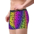 thumbnail image 2 of Yiaed Animal Paw Rainbow Print Men's Soft Cotton Boxer Shorts Breathable Boxers Underwear Moisture-Wicking Underwear Stretch Boxer Briefs for Man-Medium, 2 of 5