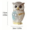 thumbnail image 6 of ZNNT Owl Statue Realistic Look Animal Themed Ornament Owl Collectible Figurine Home Decor Office Desk Accessory _Clearance Decorative Statue, 6 of 7