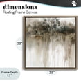 thumbnail image 4 of Stupell Industries Transitional Forest Edge Illusion Brown Floating Frame Canvas Art, 25 x 25, by Carol Robinson, 4 of 8