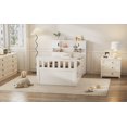 thumbnail image 5 of Harper & Bright Designs Twin Size Captain Platform Bed Frame with Storage Bookcase Headboard and 4 Drawers, Twin Wood Storage Bedframe for Bedroom, White, 5 of 20