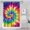Colorful Rainbow Tie-2, variant on Colorful Tie Dye Ink Splash Pattern Shower Curtain 36"x72" ,Bathroom Decorative Shower Curtains Set with 12 Hooks,Modern Waterproof Washable Shower Curtain