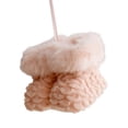 thumbnail image 1 of Adorno de botas de peluche de Navidad, colgante de Navidad, regalo para de Navidad, adornos para decoración exterior, vacaciones, porche de casa rosa, 1 of 9
