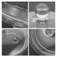 thumbnail image 2 of Miangastore Transparent Teapot Cover Replacement Teapot Lid Glass Tea Kettle Cover Round Teapot Lid, 2 of 8