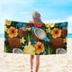 thumbnail image 4 of Toalla de playa de microfibra de 76 x 152 cm: ligera, resistente a la arena y de secado rápido, ideal para playa, piscina, viajes, camping, yoga y actividades al aire libre., 4 of 6