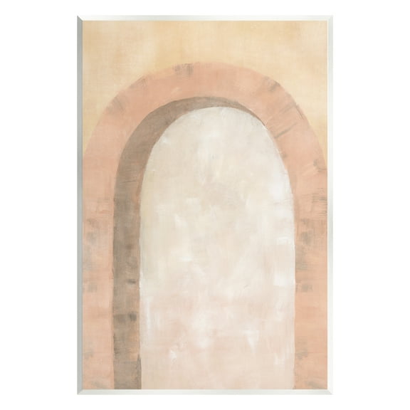 Stupell Industries Modern Muted Arch Abstract Painting Unframed Art Print Wall Art, 10 x 15