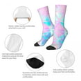 thumbnail image 6 of Ombre Geo Print Socks Winter Pastel Stockings Fashion Ladies Warm Soft Socks Custom Cycli, 6 of 7