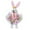 B, variant on LSLJS Easter Bunny Wreath for Front Door, Easter Decorations 28 inch Cute Rabbit Garland with Carrot and Ribbon, Farmhouse Welcome Door Sign Plush Bunny Doll Wall Hanging Ornaments Spring Decor