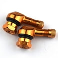 thumbnail image 4 of 2 piezas de válvula de neumático de motocicleta CNC de 90 grados, llanta de 10 mm naranja, 4 of 9