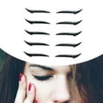 thumbnail image 4 of Moda Stickers Maquilje Doble párpado Cinta adhesiva Herramienta 5 pares Zulema  pestañas pegatinas, 4 of 7