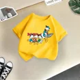 thumbnail image 3 of Marca Linda camiseta de algodón de verano para niños con el Pato Donald, linda y divertida camiseta de dibujos animados de Disney para niño y niña, ropa informal de moda para niños, 3 of 5