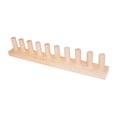 thumbnail image 2 of Kit de telar de madera para tejer, decoración del hogar, manualidades, reutilizable, portátil, para mantas gruesas, resistente, apto para principiante, 2 of 9