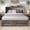 Grey, variant on VanAcc Full Size Murphy Bed with Charging Station, Farmhouse Cabinet Bed with Large Storage Drawer for Living Room, Guest Bedroom, White
