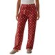 thumbnail image 1 of Pantalones de mujer para el Día de San Valentín, con estampado romántico de corazones, cintura elástica con cordón ajustable, pernera ancha y corte holgado, estilo casual para uso diario., 1 of 9