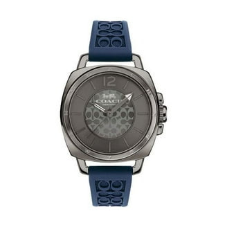 Coach Greyson 36mm Ceramic Silver Glitter Dial Quartz Ladies Watch