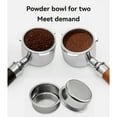 thumbnail image 3 of 51mm for Delong Coffee Machine Handle Modified Solid Wood Handle Accessories Coffee Funnel Bottomless Handle, 3 of 7