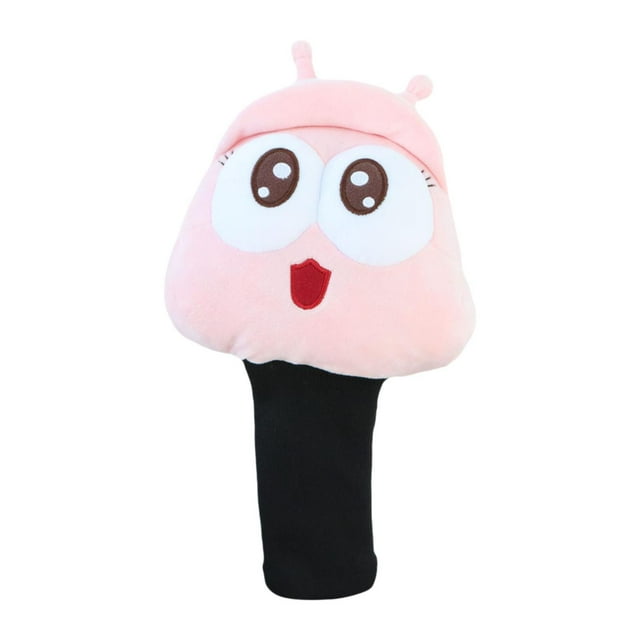 Funda protectora Zulema para palo de golf número 1 con forma de cabeza de animal rosa