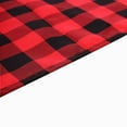 thumbnail image 6 of BalsaCircle Black Red Patriotic Veterans Day 90" Round Tablecloth Gingham Checkered Polyester Washable 4th of July Linen, 6 of 7