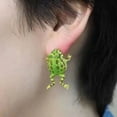 thumbnail image 3 of 1Pair Personality Metal Jewelry Funny Creative Frog Earrings Without Pierced Ear Bone Clip Animal Ear Studs STYLE 3-CLIP, 3 of 7