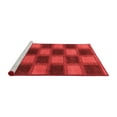thumbnail image 2 of Ahgly Company Machine Washable Indoor Rectangle Checkered Red Modern Area Rugs, 5' x 8', 2 of 4