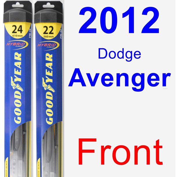 2012 Dodge Avenger Wiper Blade Set/Kit (Front) (2 Blades) Hybrid