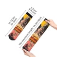 thumbnail image 4 of Pofeuu Psychedelic Band Hotdog Art Print 30cm Socks, Adult Running Hiking Socks for Youth and Adult, 4 of 7