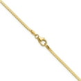 thumbnail image 3 of Auriga 14K Yellow Gold 1.55 mm Serpentina Chain Necklace for Women 16", 3 of 6
