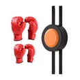 thumbnail image 3 of Almohadilla de Boxeo Cola PU Sparring Pad Estilo Redondo C, 3 of 8