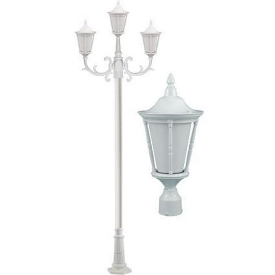 Dabmar Lighting Gm1103 W 3 X 120 V Incandescent Gabriella Three Light Fixtures With Ul Listed Wire Cable Black White Verde Green