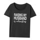 thumbnail image 4 of Camiseta para mujer con cuello redondo y elegante camiseta básica simple para mochilero M, 4 of 8