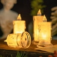 thumbnail image 4 of Vela LED de cristal con luz para cumpleaños, boda, fiesta, té, decoración del hogar (B), 4 of 9