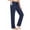 Navy Blue, variant on SPECIAL MAGIC Women Cotton Yoga Sweatpants with Drawstring Wide Leg Lounge Pajama Pants for Workout Jogging Running Home & Leisure