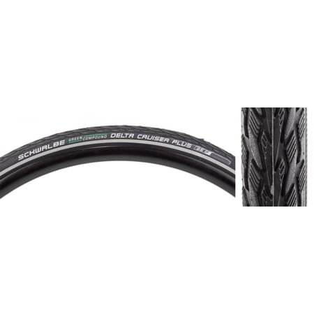 Schwalbe Delta Cruiser+ Active Twin PG 700x28 Wire 50tpi 100psi Bk/Bsk/Ref Tire