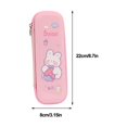 thumbnail image 3 of 3Pcs Stylish Plastic Pencil Case under $5! Yannianjz Colorful Fashion Pencil Case forgirls,studentschoolSupplies Organizer with Multiple Compartments, Hard Case for Pencils, Erasers, Rulers, 3 of 9