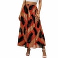 thumbnail image 1 of Faldas de las Mujeres Midi Moda de Gasa Impresa Midi Falda para las Mujeres, Falda Fluida Casual para el Uso de Primavera Y Verano, 1 of 7