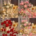 thumbnail image 5 of COCOTINA Rose Led Fairy Lights Rose Lights Strings Bedroom Decoration String Q9 H3O6, 5 of 8