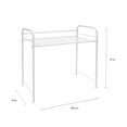 thumbnail image 6 of Organize It All Countertop Microwave Stand and Shelf Organizing Rack in White, 6 of 7