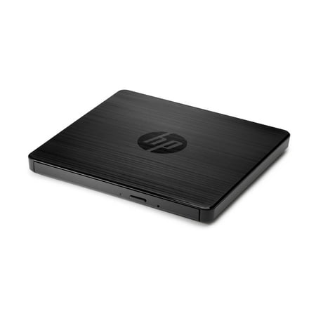 HP External Portable Slim Design CD/DVD RW Write/Read Drive, USB, Black (F2B56AA)