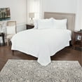 thumbnail image 2 of Rizzy Home Lydia 20" x 26" Cotton Standard Sham in White, 2 of 5