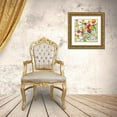 thumbnail image 3 of Troise Heidel, Theresa 12x12 Gold Ornate Wood Framed with Double Matting Museum Art Print Titled - Zinnia Mixer I, 3 of 4