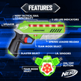 Nerf Laser Strike Laser Tag 2 Pack Blaster Set with Chest Plates, Game