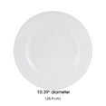 thumbnail image 7 of Mainstays 10.39in Brynn White Stoneware Dinnerplate, 7 of 7