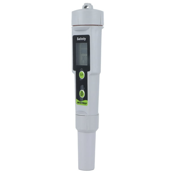 Salinity Detector, Durable Pen Type Wear Resistant 0199.9 Ppt Lightweight Digital Salinity