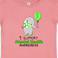 thumbnail image 4 of Inktastic I Support Mental Health Awareness Elephant and Balloon Boys or Girls Baby T-Shirt, 4 of 5